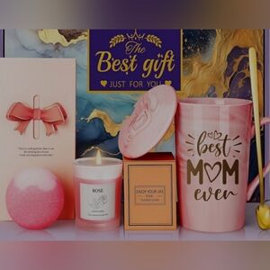 Gift Set, BEST MOM EVER Set with Pink and White Mug
Mother’s Day Gift